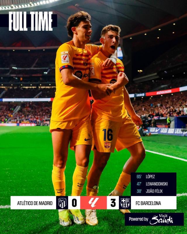 澳门百家乐官方网站-【西甲】莱万两传一射，小菲弑旧主，巴萨3比0胜马竞